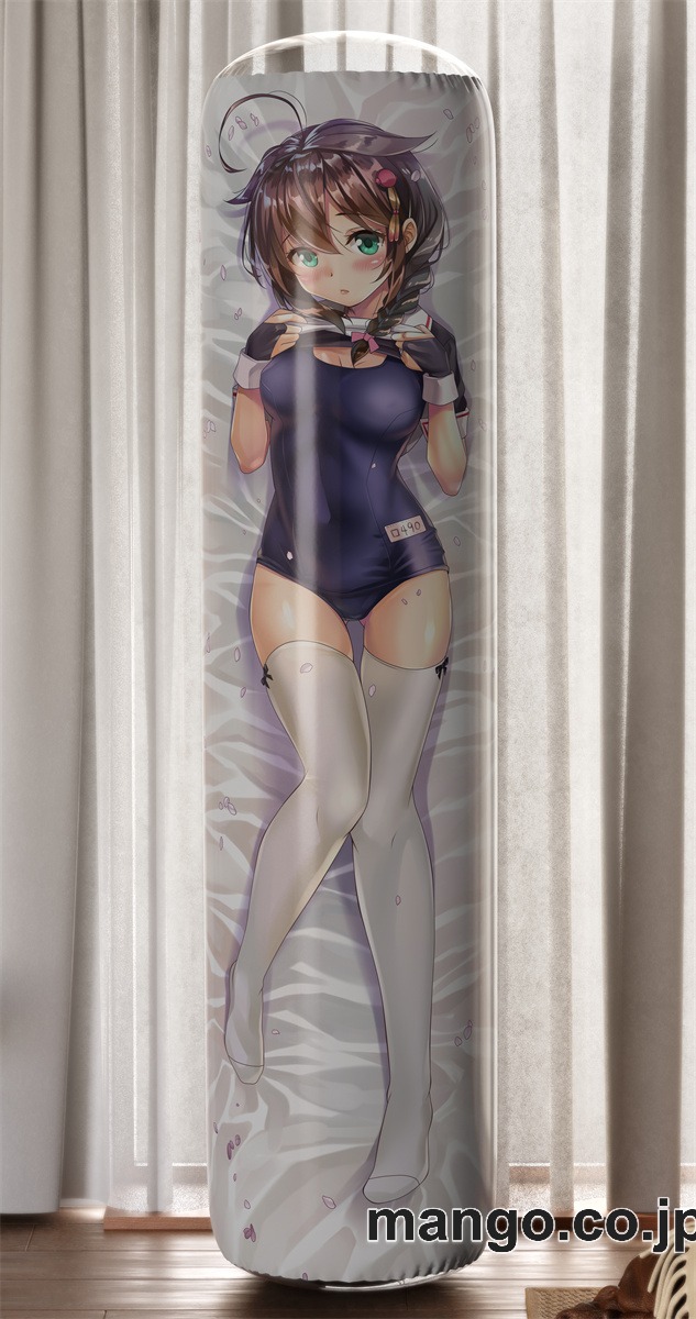 【おきあがりこぼし】PVC フィギュア風 / 立体ディスプレイ アニメ キャラクター バランスクッション【艦隊これくしょん】時雨＆榛名 スク水 PVC製 キャラクターグッズ コレクション用 2