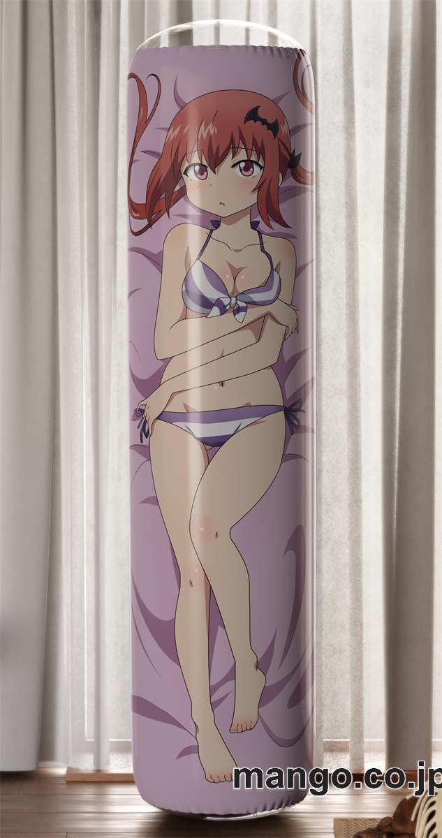 【おきあがりこぼし】PVC フィギュア風 / 立体ディスプレイ アニメ キャラクター バランスクッションガヴリールドロップアウトサターニャ水着Ver PVC製 キャラクターグッズ コレクション用 2