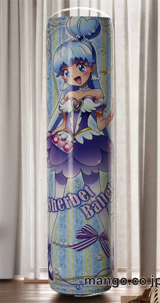 【おきあがりこぼし】PVC フィギュア風 / 立体ディスプレイ アニメ キャラクター バランスクッションハピネスチャージプリキュア！愛乃めぐみ&白雪ひめ PVC製 キャラクターグッズ コレクション用 2