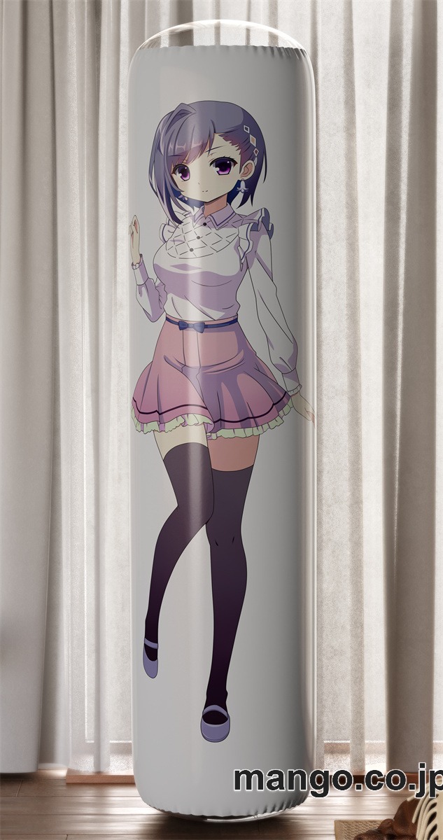 【おきあがりこぼし】PVC フィギュア風 / 立体ディスプレイ アニメ キャラクター バランスクッション【音楽少女】迎羽織 PVC製 キャラクターグッズ コレクション用
