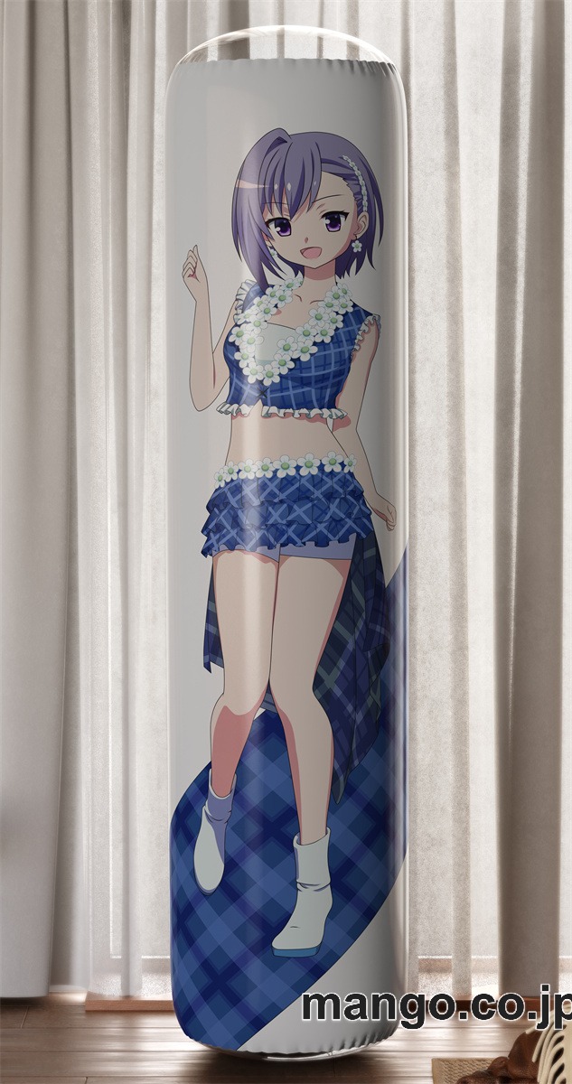 【おきあがりこぼし】PVC フィギュア風 / 立体ディスプレイ アニメ キャラクター バランスクッション【音楽少女】迎羽織 PVC製 キャラクターグッズ コレクション用 2
