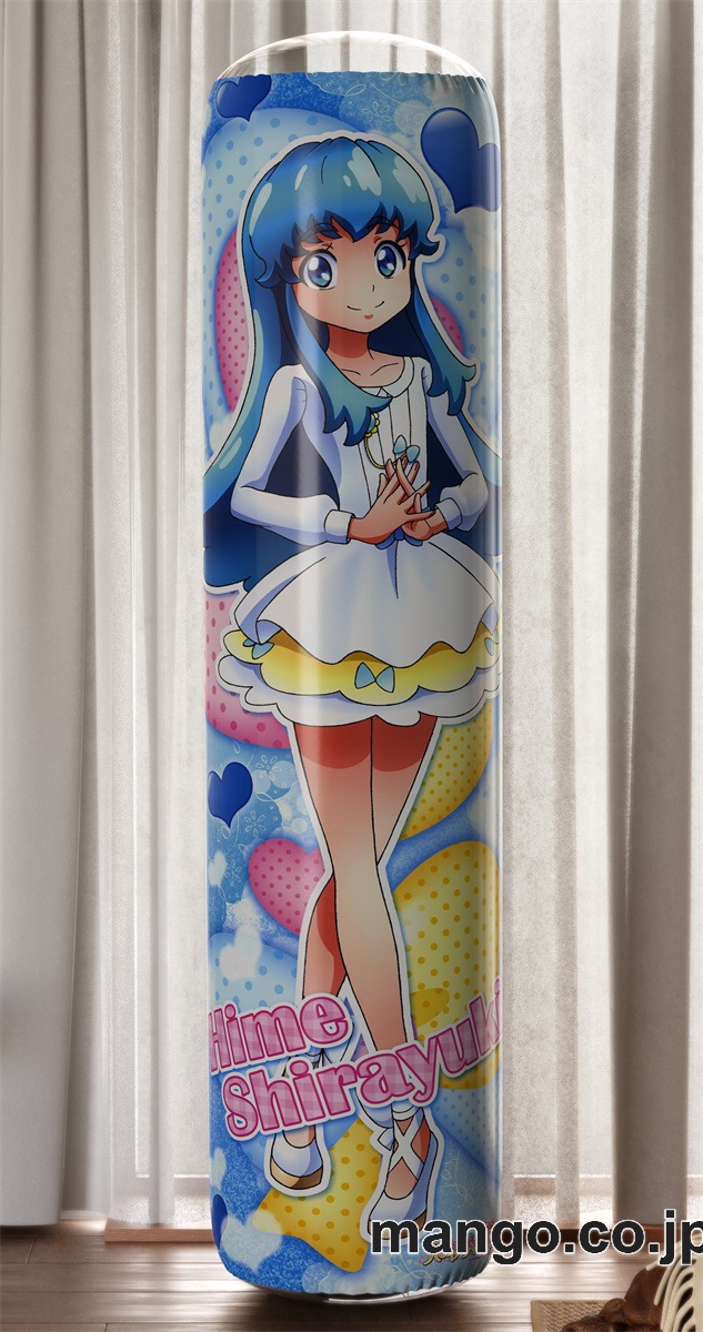 【おきあがりこぼし】PVC フィギュア風 / 立体ディスプレイ アニメ キャラクター バランスクッションハピネスチャージプリキュア！愛乃めぐみ&白雪ひめ PVC製 キャラクターグッズ コレクション用 2