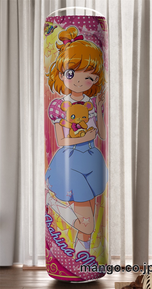 【おきあがりこぼし】PVC フィギュア風 / 立体ディスプレイ アニメ キャラクター バランスクッション魔法つかいプリキュア！朝日奈みらい PVC製 キャラクターグッズ コレクション用