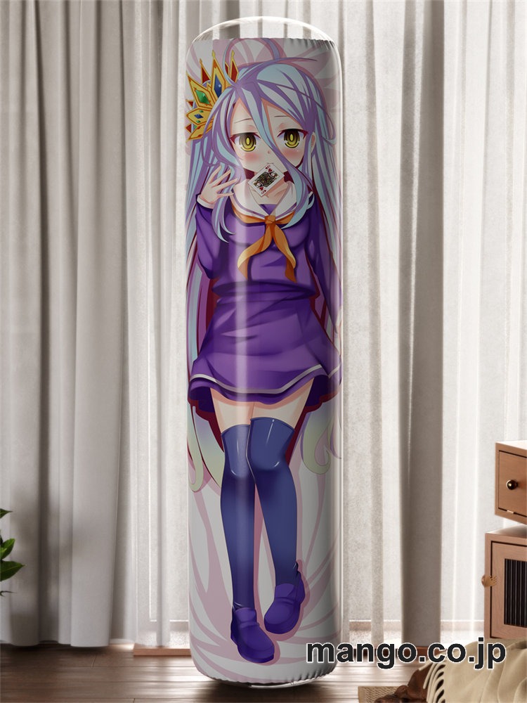 【おきあがりこぼし】PVC フィギュア風 / 立体ディスプレイ アニメ キャラクター バランスクッション【ノーゲーム・ノーライフ】しろ PVC製 キャラクターグッズ コレクション用