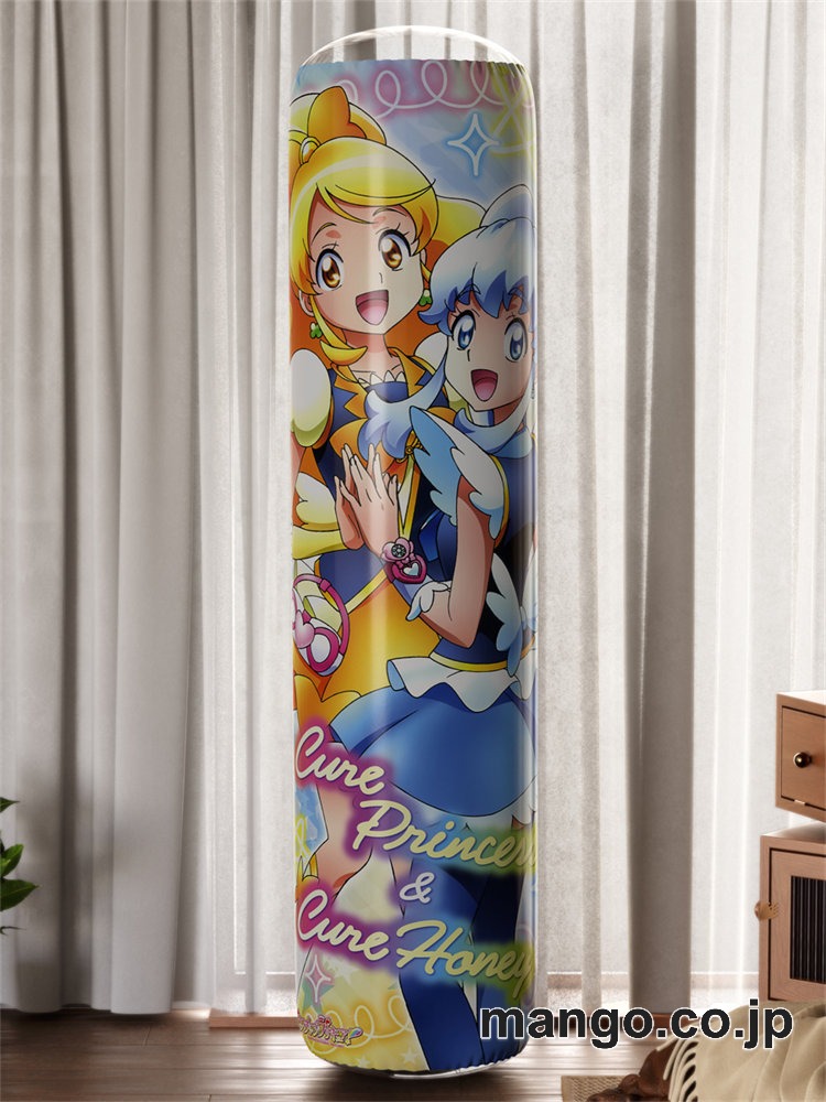 【おきあがりこぼし】PVC フィギュア風 / 立体ディスプレイ アニメ キャラクター バランスクッションハピネスチャージプリキュア！白雪ひめ&大森ゆうこ PVC製 キャラクターグッズ コレクション用