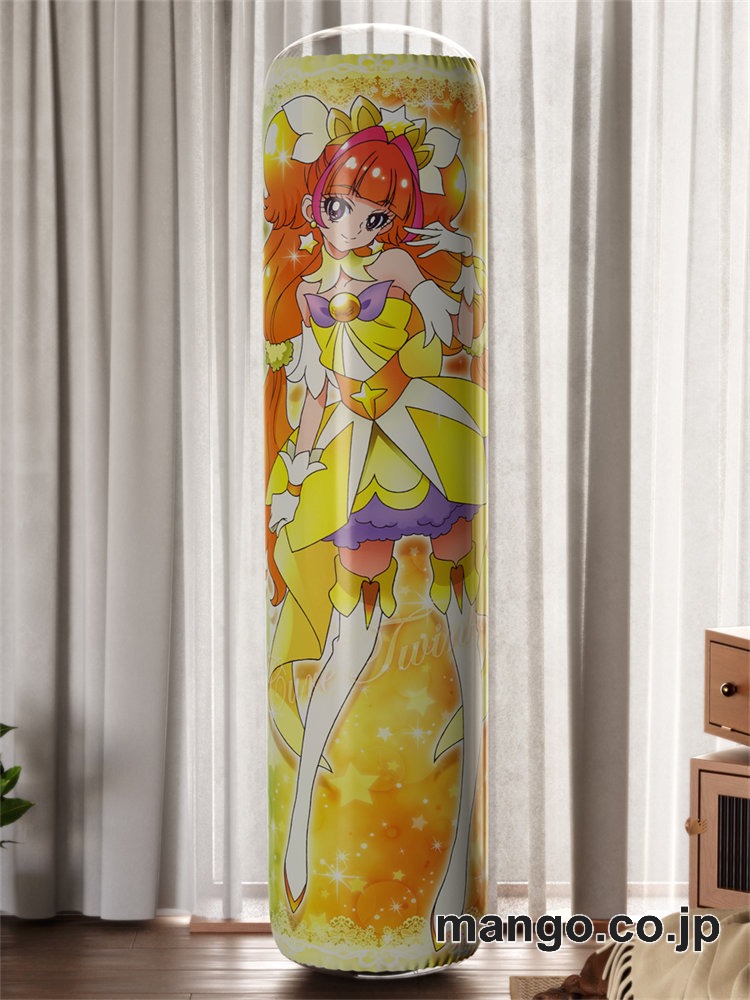 【おきあがりこぼし】PVC フィギュア風 / 立体ディスプレイ アニメ キャラクター バランスクッション【Ｇｏ！プリンセスプリキュア】天ノ川きらら PVC製 キャラクターグッズ コレクション用