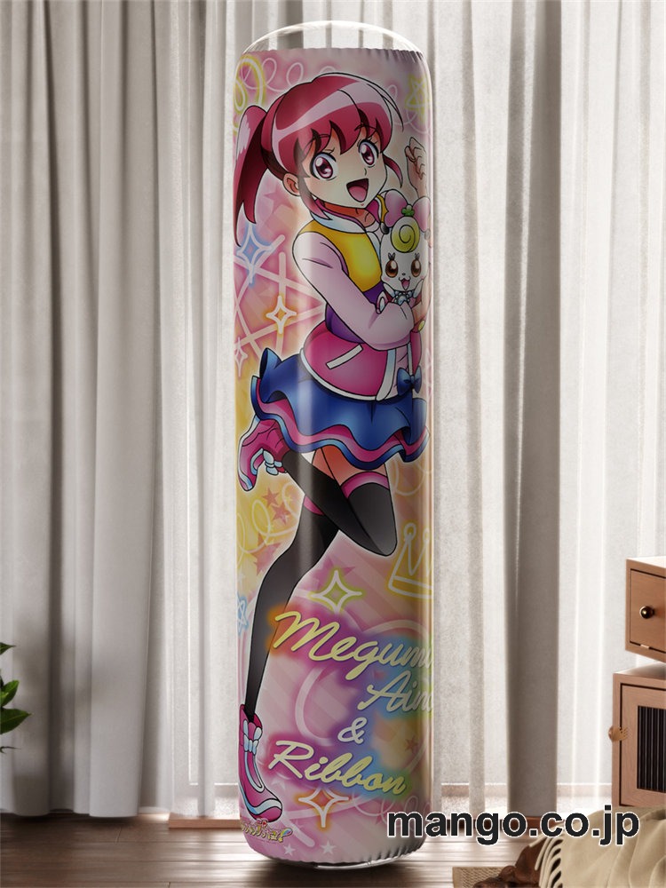 【おきあがりこぼし】PVC フィギュア風 / 立体ディスプレイ アニメ キャラクター バランスクッションハピネスチャージプリキュア！愛乃めぐみ&白雪ひめ PVC製 キャラクターグッズ コレクション用 2