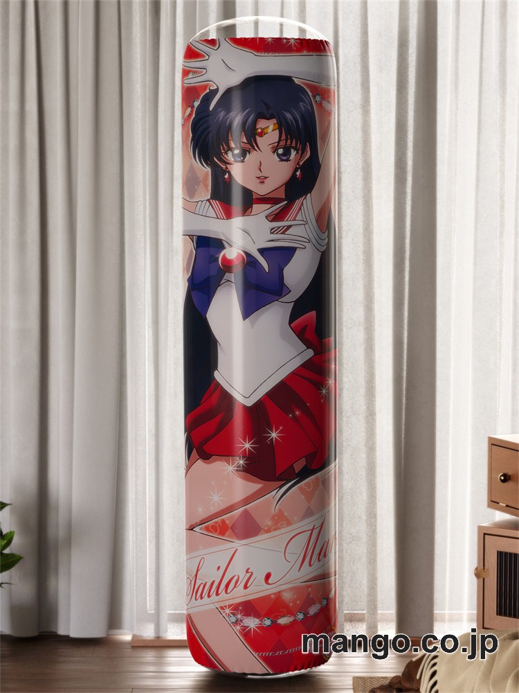 【おきあがりこぼし】PVC フィギュア風 / 立体ディスプレイ アニメ キャラクター バランスクッション【美少女戦士セーラームーン】火野レイ PVC製 キャラクターグッズ コレクション用 2