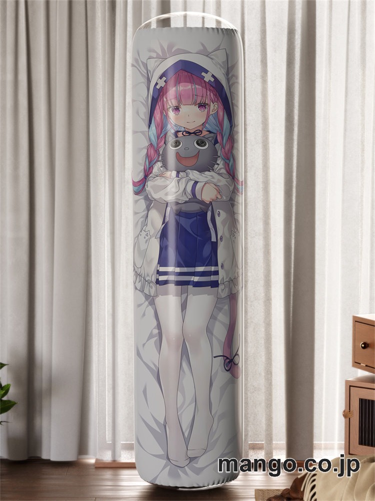 【おきあがりこぼし】PVC フィギュア風 / 立体ディスプレイ アニメ キャラクター バランスクッション【バーチャルYoutuber】湊あくあ PVC製 キャラクターグッズ コレクション用