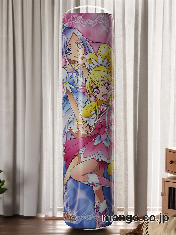 【おきあがりこぼし】PVC フィギュア風 / 立体ディスプレイ アニメ キャラクター バランスクッションドキドキ！プリキュア PVC製 キャラクターグッズ コレクション用 2