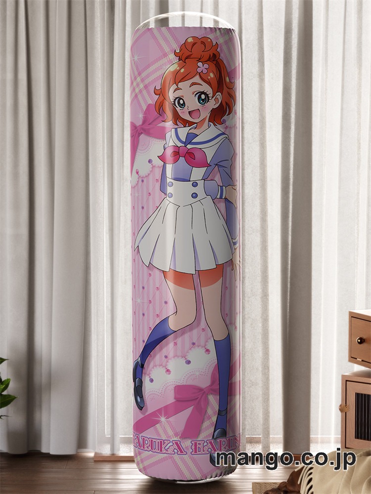 【おきあがりこぼし】PVC フィギュア風 / 立体ディスプレイ アニメ キャラクター バランスクッション【Ｇｏ！プリンセスプリキュア】春野はるか PVC製 キャラクターグッズ コレクション用 2
