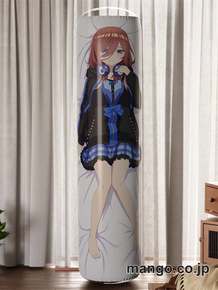【おきあがりこぼし】PVC フィギュア風 / 立体ディスプレイ アニメ キャラクター バランスクッション【五等分の花嫁】中野三玖 PVC製 キャラクターグッズ コレクション用
