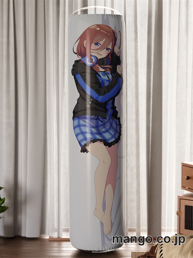 【おきあがりこぼし】PVC フィギュア風 / 立体ディスプレイ アニメ キャラクター バランスクッション【五等分の花嫁】中野三玖 PVC製 キャラクターグッズ コレクション用 2