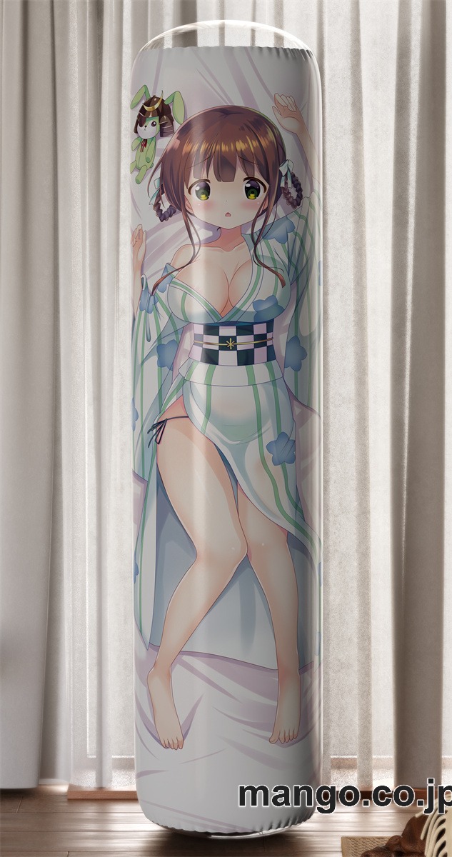 【おきあがりこぼし】PVC フィギュア風 / 立体ディスプレイ アニメ キャラクター バランスクッション千夜ちゃん抱き＆そい寝 PVC製 キャラクターグッズ コレクション用