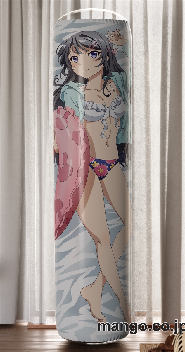 【おきあがりこぼし】PVC フィギュア風 / 立体ディスプレイ アニメ キャラクター バランスクッション【青春ブタ野郎はバニーガール先輩の夢を見ない】桜島麻衣 PVC製 キャラクターグッズ コレクション用