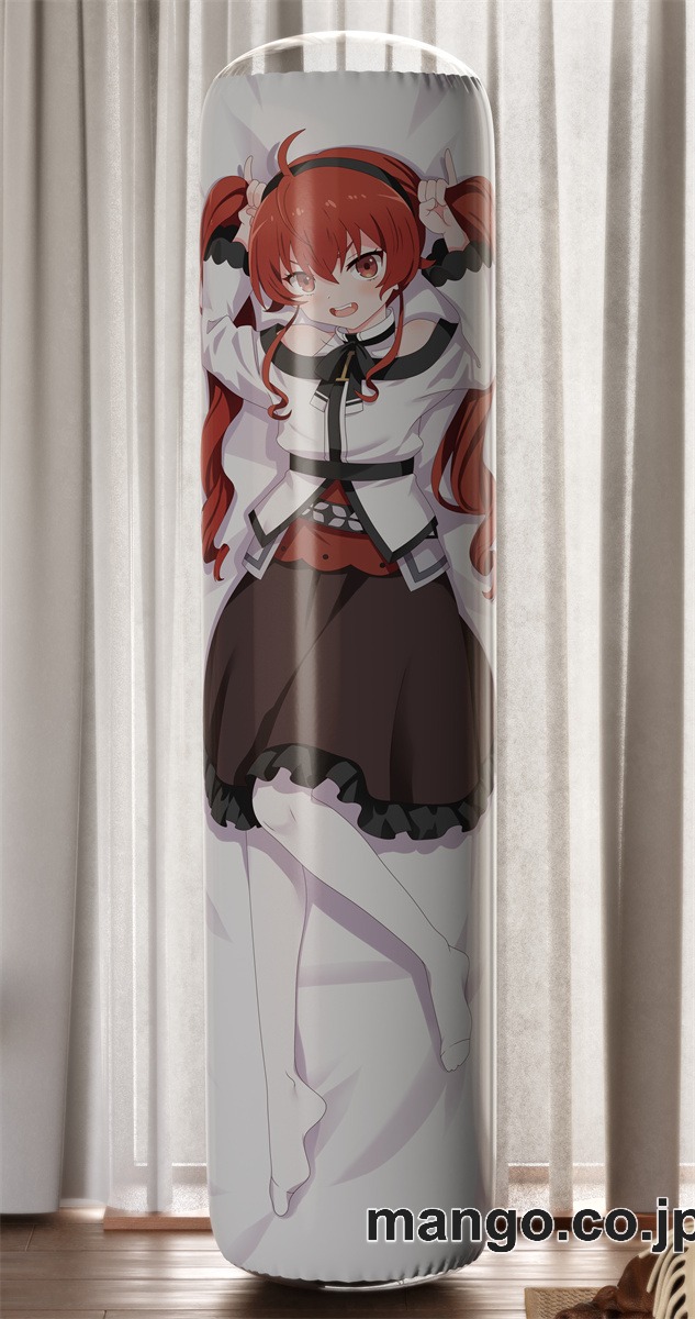 【おきあがりこぼし】PVC フィギュア風 / 立体ディスプレイ アニメ キャラクター バランスクッション【無職転生】エリス・ボレアス・グレイラット PVC製 キャラクターグッズ コレクション用