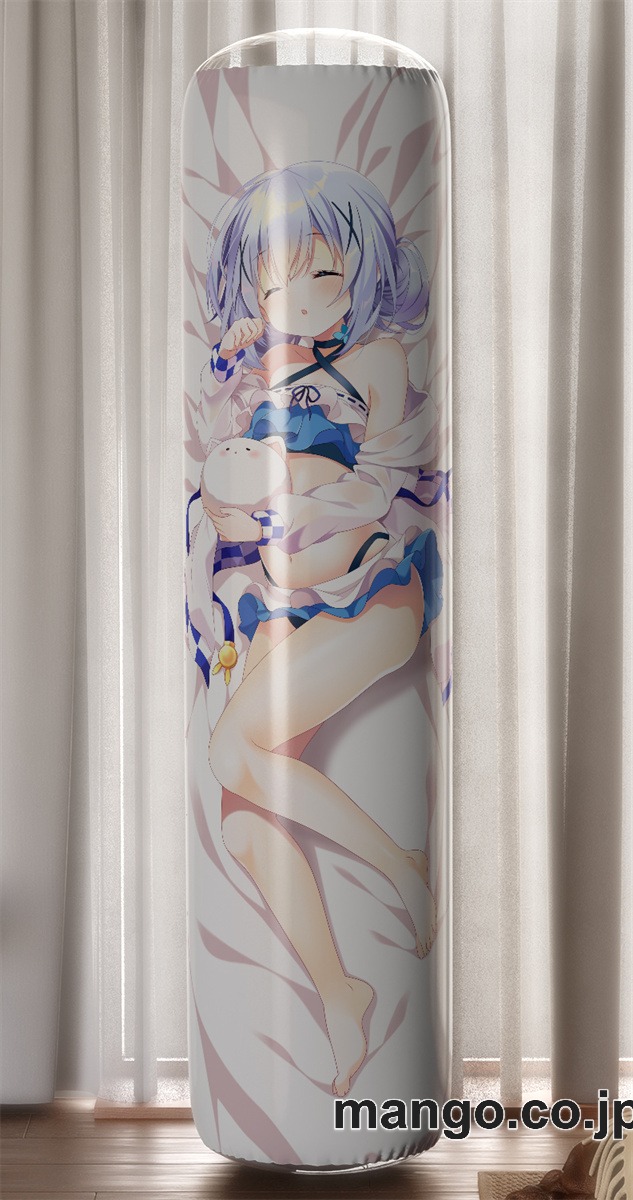 【おきあがりこぼし】PVC フィギュア風 / 立体ディスプレイ アニメ キャラクター バランスクッション【ご注文はうさぎですか？】チノちゃん PVC製 キャラクターグッズ コレクション用 2