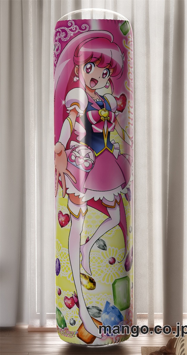 【おきあがりこぼし】PVC フィギュア風 / 立体ディスプレイ アニメ キャラクター バランスクッションハピネスチャージプリキュア！愛乃めぐみ&白雪ひめ PVC製 キャラクターグッズ コレクション用