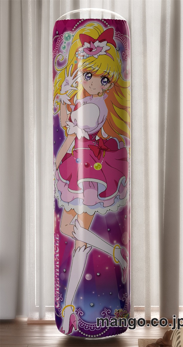 【おきあがりこぼし】PVC フィギュア風 / 立体ディスプレイ アニメ キャラクター バランスクッション魔法つかいプリキュア！朝日奈みらい&十六夜リコ PVC製 キャラクターグッズ コレクション用