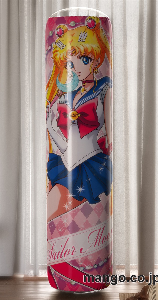 【おきあがりこぼし】PVC フィギュア風 / 立体ディスプレイ アニメ キャラクター バランスクッション【美少女戦士セーラームーン】月野うさぎ PVC製 キャラクターグッズ コレクション用