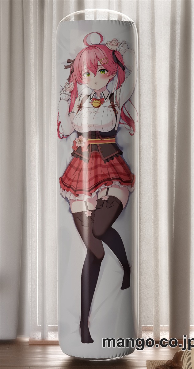 【おきあがりこぼし】PVC フィギュア風 / 立体ディスプレイ アニメ キャラクター バランスクッション【バーチャルYoutuber】さくらみこ PVC製 キャラクターグッズ コレクション用