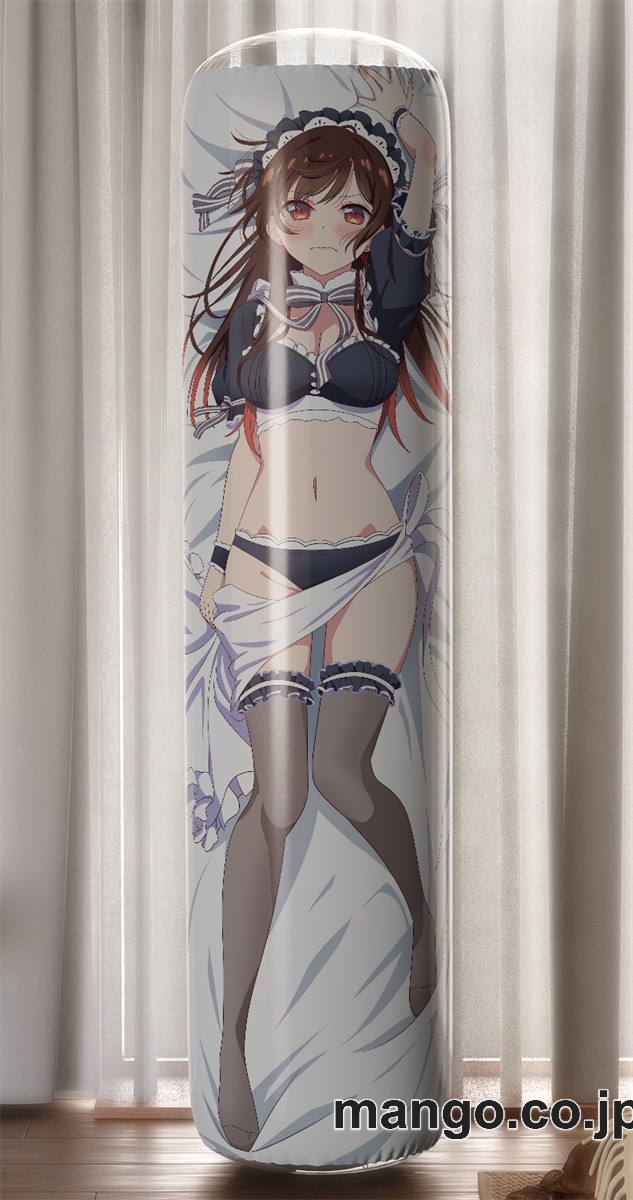 【おきあがりこぼし】PVC フィギュア風 / 立体ディスプレイ アニメ キャラクター バランスクッション【彼女、お借りします】水原千鶴 PVC製 キャラクターグッズ コレクション用