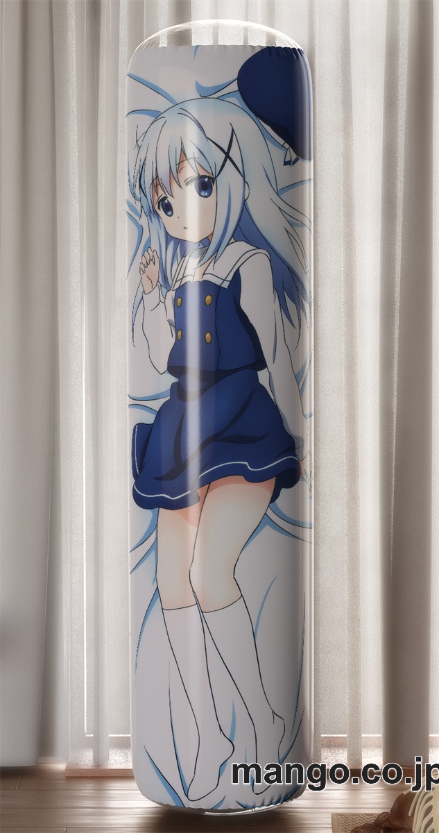 【おきあがりこぼし】PVC フィギュア風 / 立体ディスプレイ アニメ キャラクター バランスクッション【ご注文はうさぎですか】チノ PVC製 キャラクターグッズ コレクション用 2