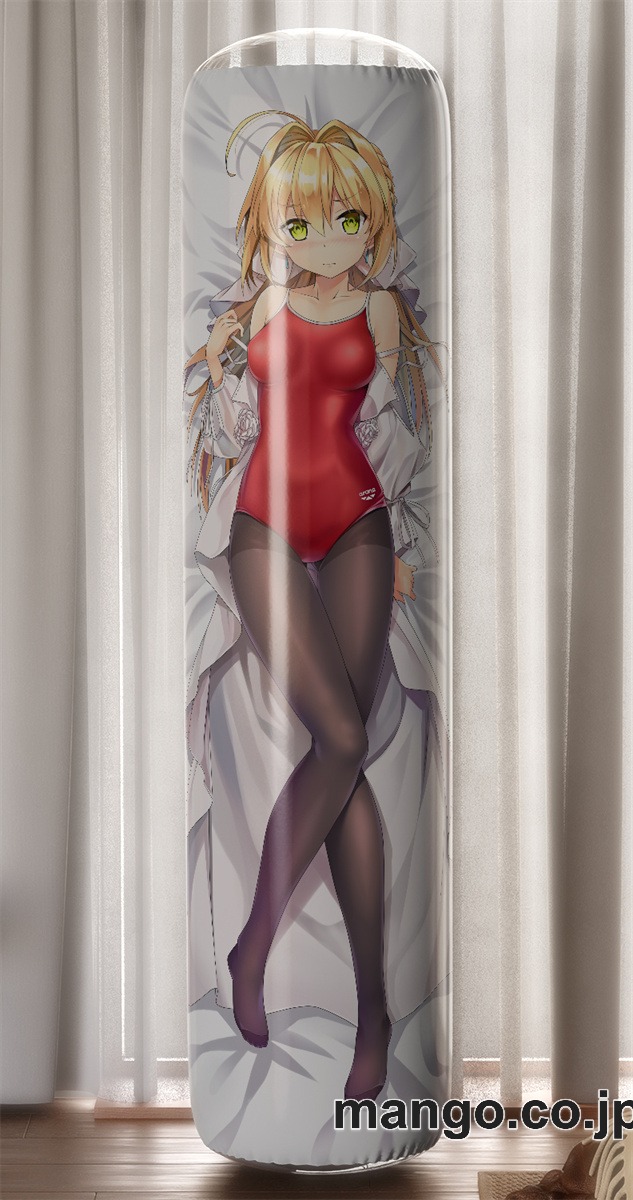 【おきあがりこぼし】PVC フィギュア風 / 立体ディスプレイ アニメ キャラクター バランスクッション【ネロ】スク水タイツ PVC製 キャラクターグッズ コレクション用