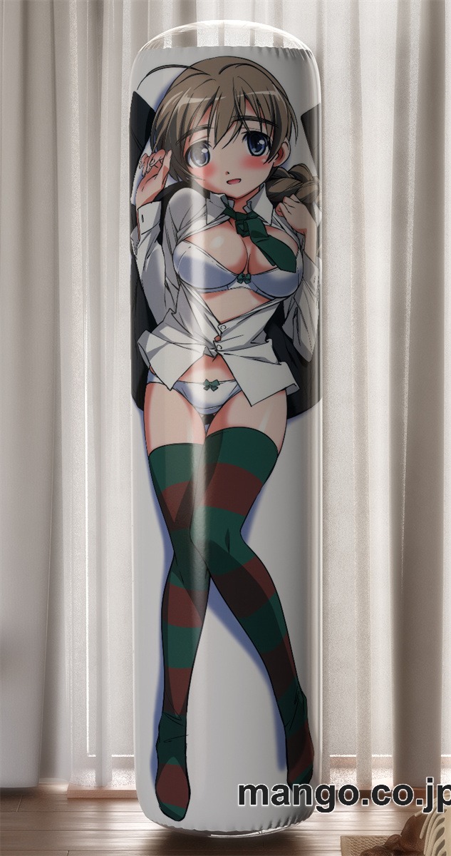 【おきあがりこぼし】PVC フィギュア風 / 立体ディスプレイ アニメ キャラクター バランスクッション【ストライクウィッチーズ】リネット・ビショップ PVC製 キャラクターグッズ コレクション用