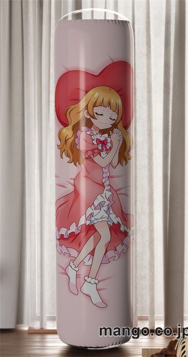 【おきあがりこぼし】PVC フィギュア風 / 立体ディスプレイ アニメ キャラクター バランスクッション【HUGっと！プリキュア】えみる PVC製 キャラクターグッズ コレクション用