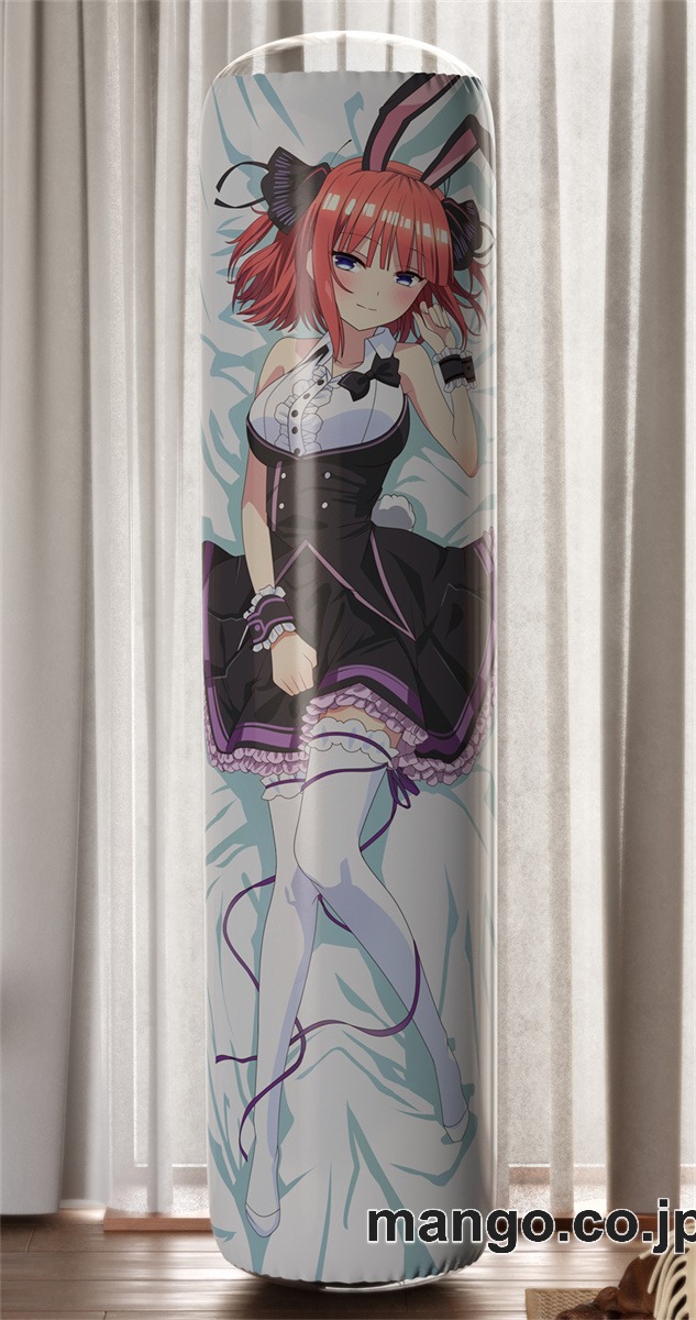 【おきあがりこぼし】PVC フィギュア風 / 立体ディスプレイ アニメ キャラクター バランスクッション【五等分の花嫁】バニーガール 中野二乃 PVC製 キャラクターグッズ コレクション用