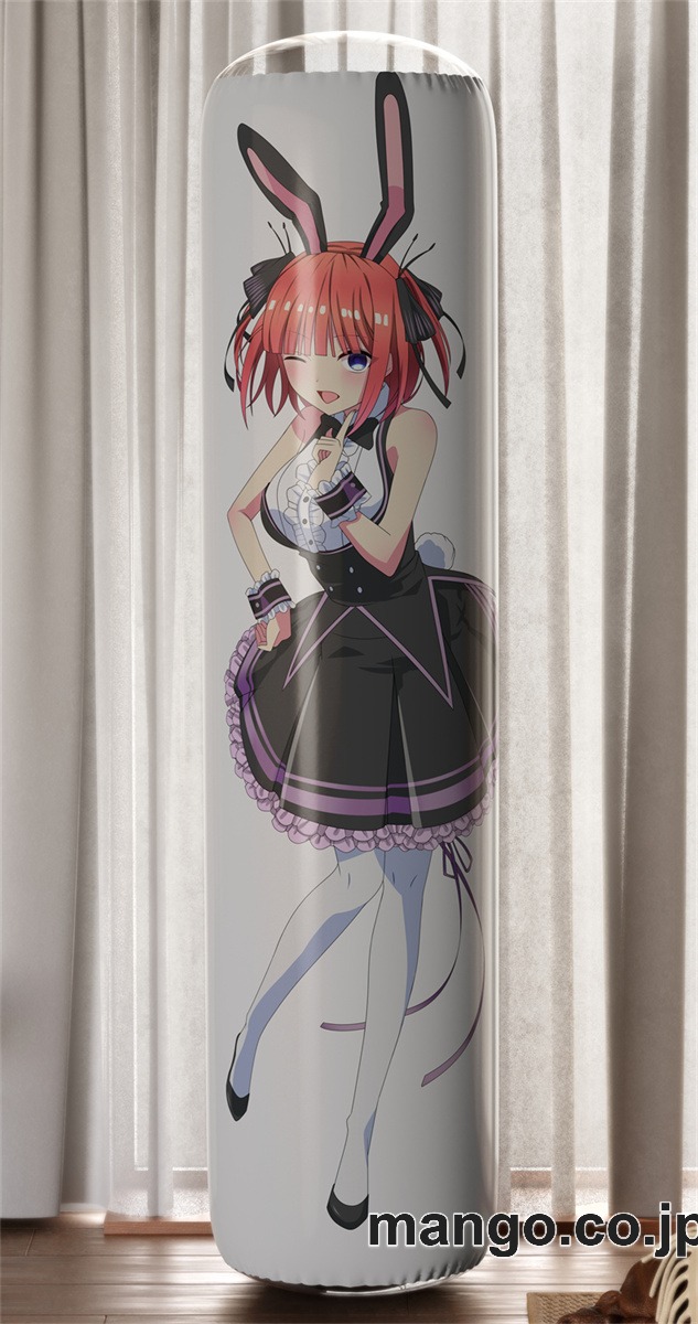 【おきあがりこぼし】PVC フィギュア風 / 立体ディスプレイ アニメ キャラクター バランスクッション【五等分の花嫁】バニーガール 中野二乃 PVC製 キャラクターグッズ コレクション用 2