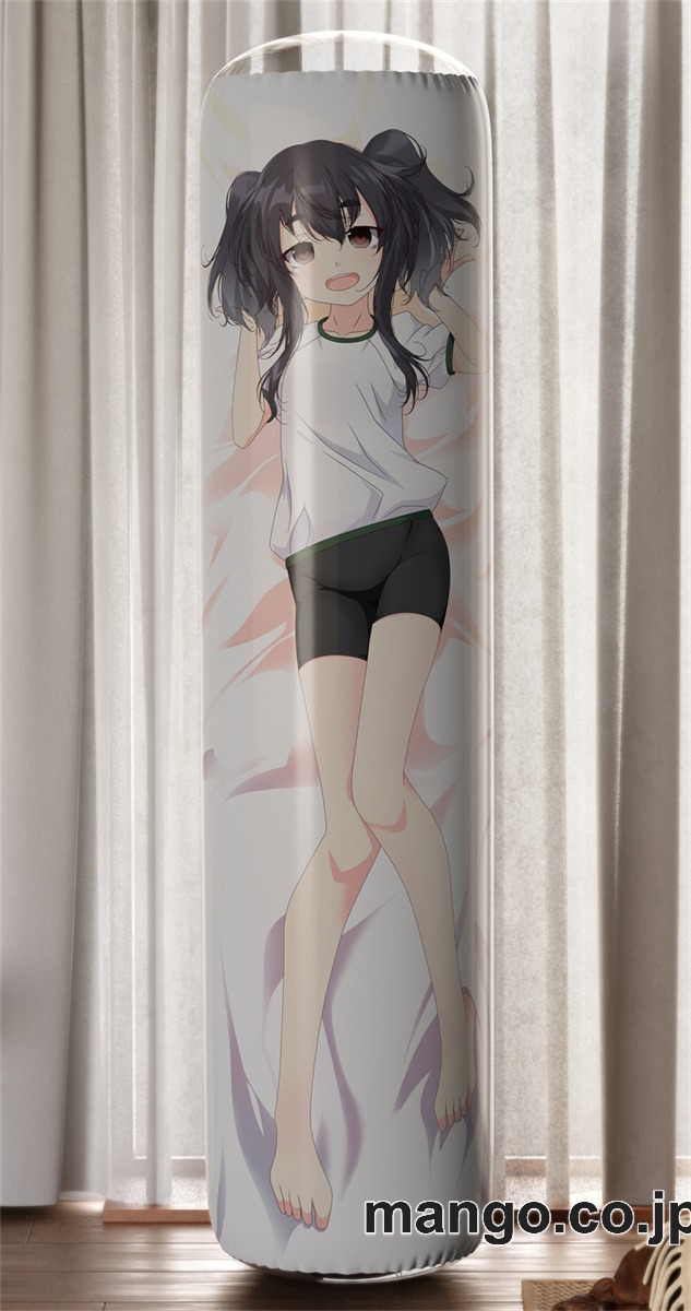 【おきあがりこぼし】PVC フィギュア風 / 立体ディスプレイ アニメ キャラクター バランスクッション【艦隊これくしょん】「天津風&時津風」～スパッツ体操服モード PVC製 キャラクターグッズ コレクション用 2