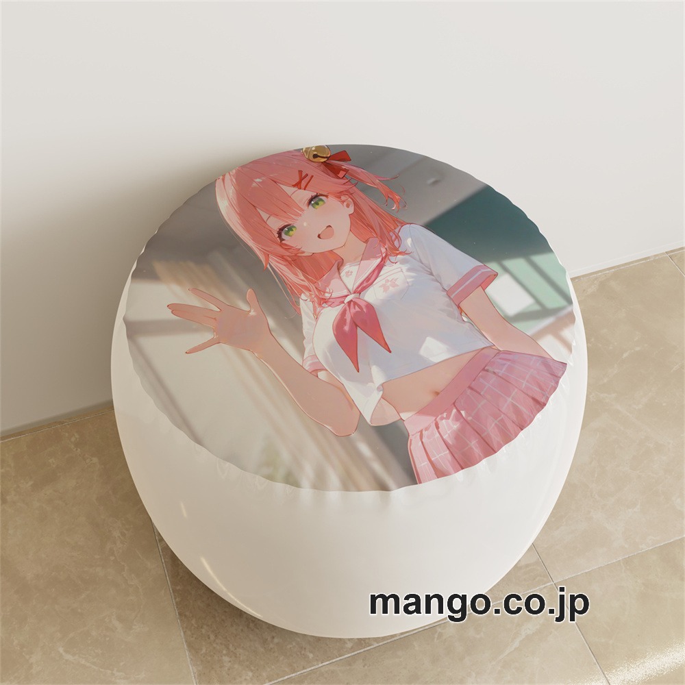 PVC ラウンドスツール【バーチャルYouTuber】さくらみこ アニメ キャラクターグッズ PVC製 ラウンドスツール コレクション用