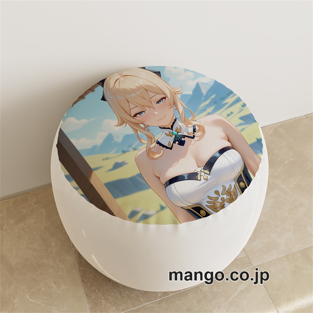PVC ラウンドスツール【原神】ジン アニメ キャラクターグッズ PVC製 ラウンドスツール コレクション用