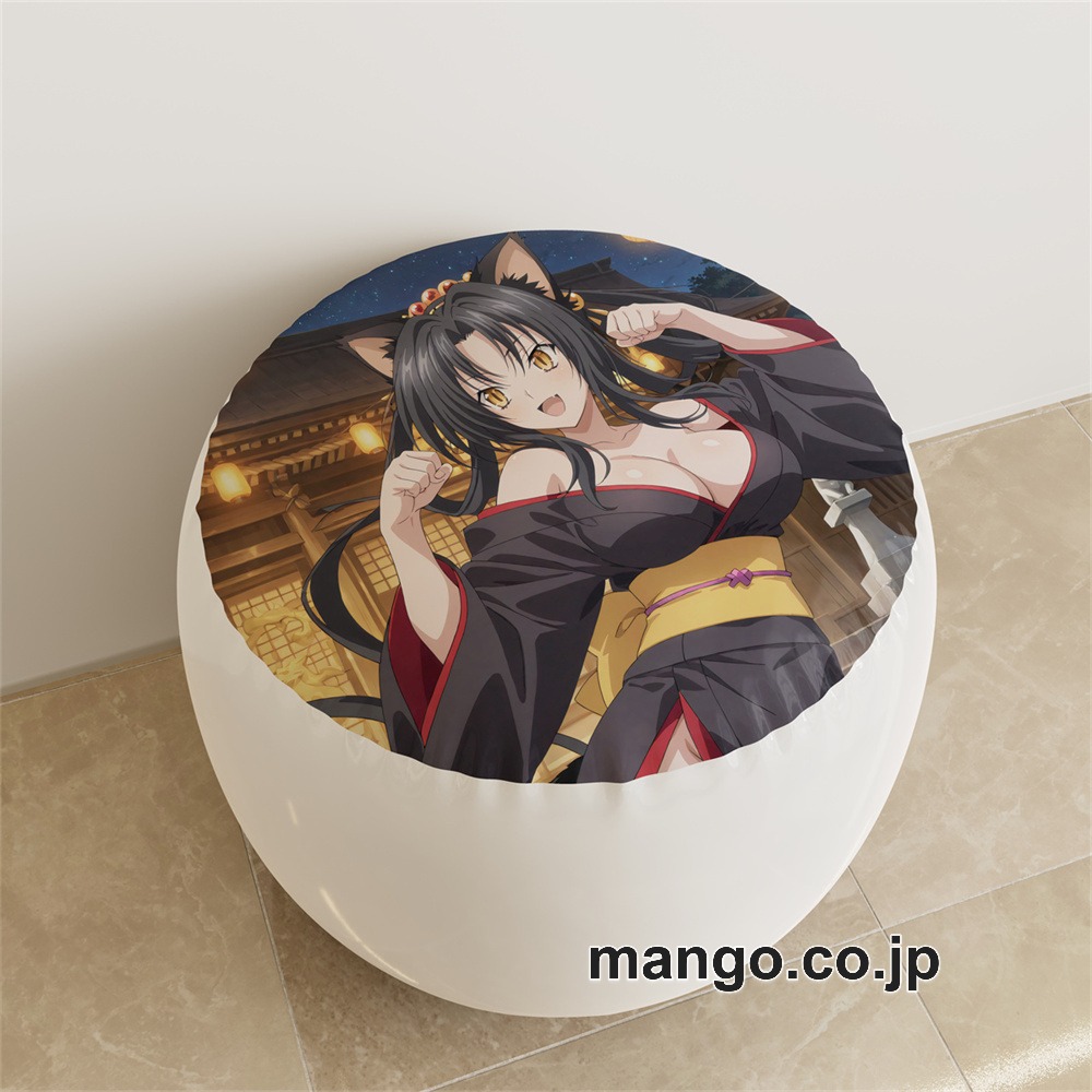 PVC ラウンドスツール【ハイスクールD×D】黒歌 アニメ キャラクターグッズ PVC製 ラウンドスツール コレクション用 2