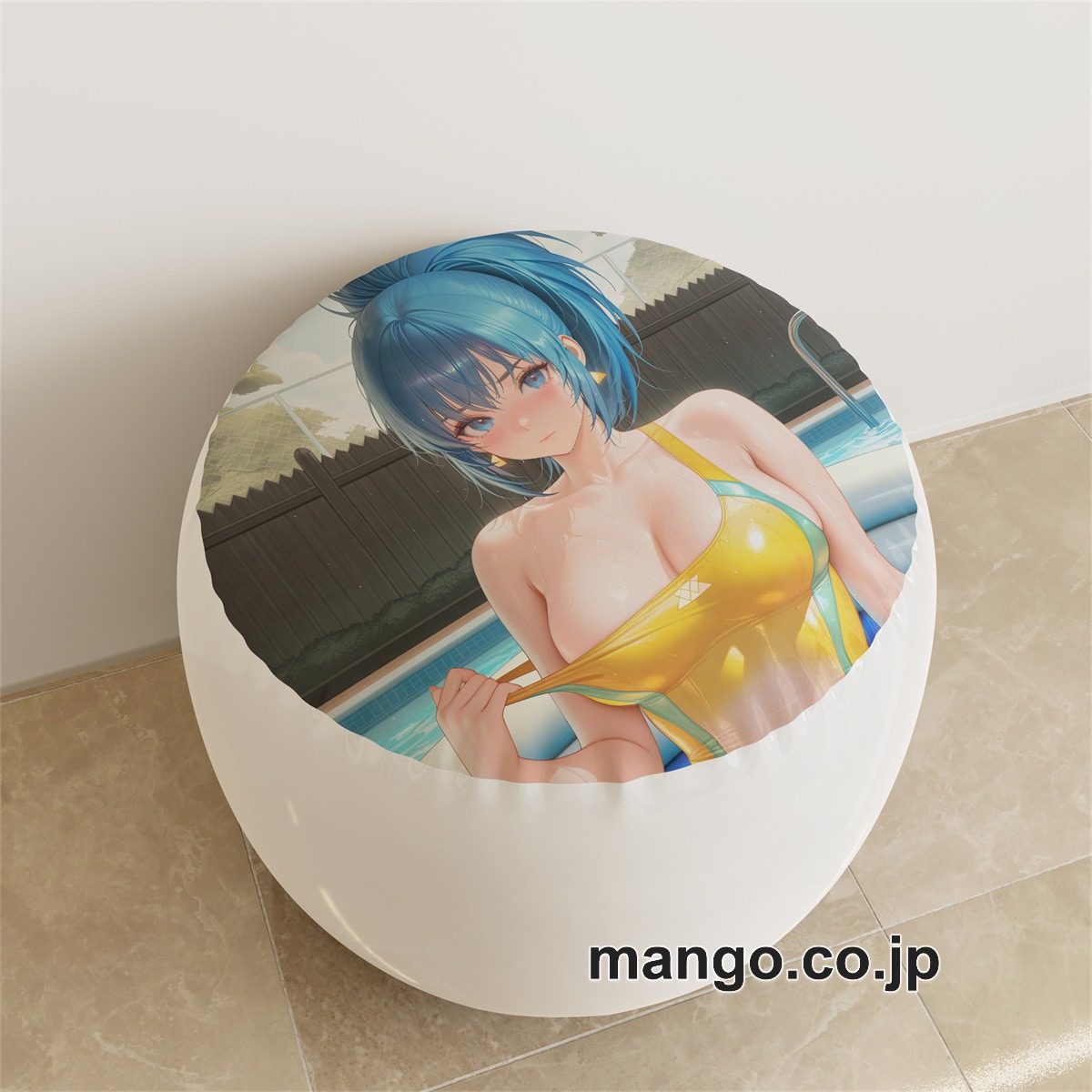 PVC ラウンドスツール【KOF】レオナ・ハイデルン アニメ キャラクターグッズ PVC製 ラウンドスツール コレクション用 2