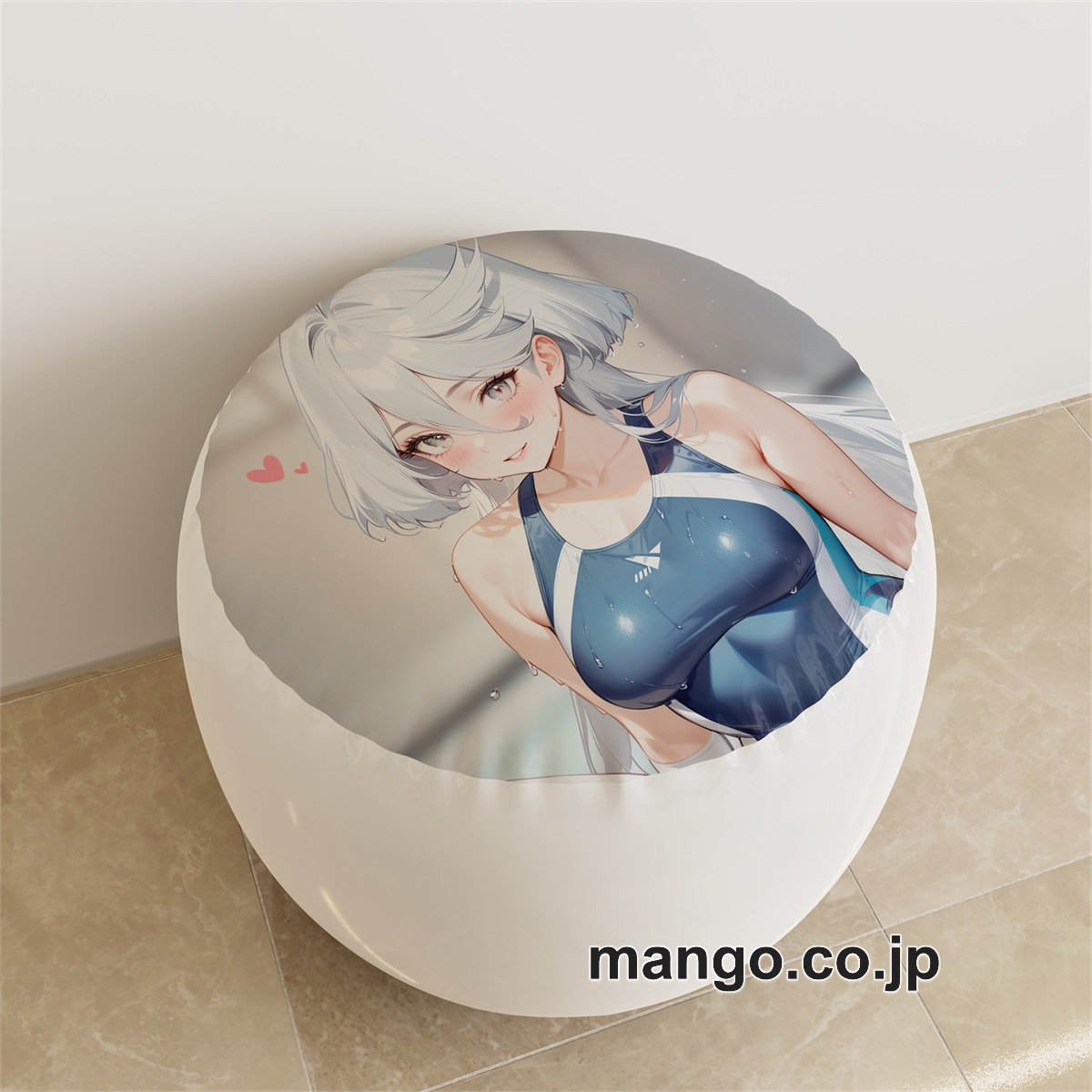 PVC ラウンドスツール【水星の魔女】ミオリネ アニメ キャラクターグッズ PVC製 ラウンドスツール コレクション用 2
