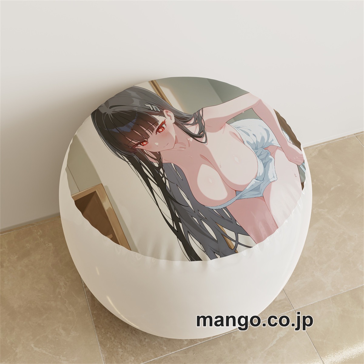 PVC ラウンドスツール【ブルーアーカイブ】調月リオ アニメ キャラクターグッズ PVC製 ラウンドスツール コレクション用 2