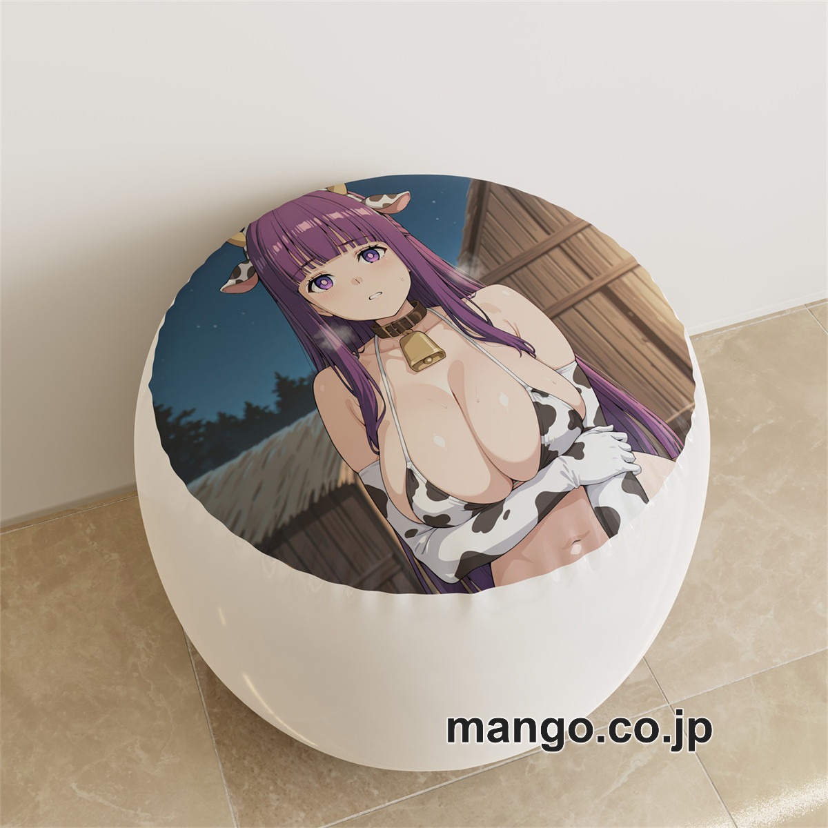 PVC ラウンドスツール【美少女】巨乳 アニメ キャラクターグッズ PVC製 ラウンドスツール コレクション用