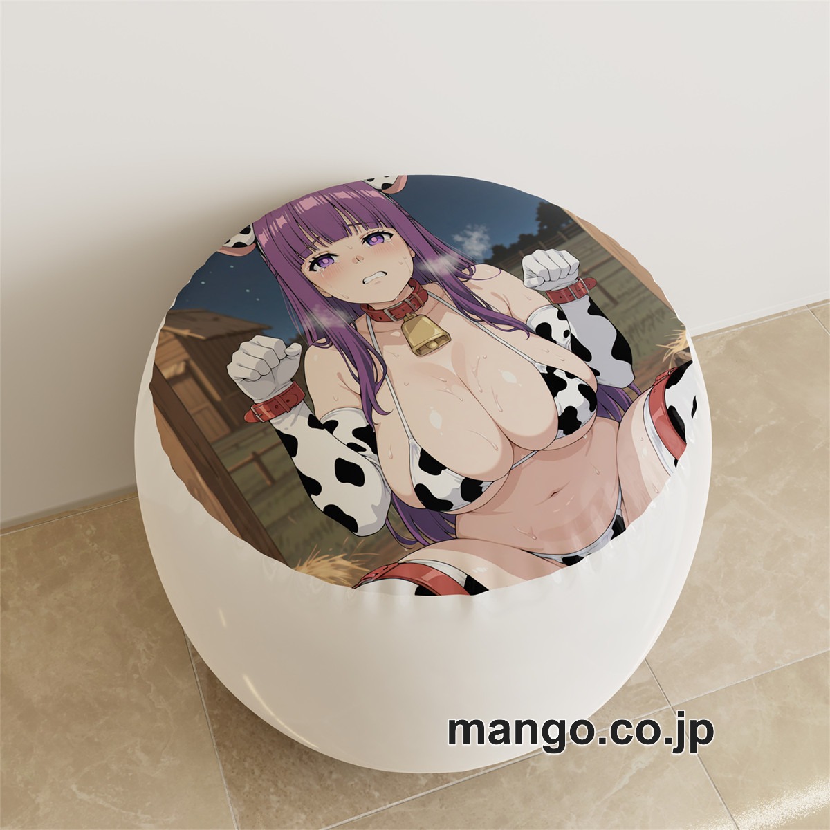 PVC ラウンドスツール【美少女】巨乳 アニメ キャラクターグッズ PVC製 ラウンドスツール コレクション用 2
