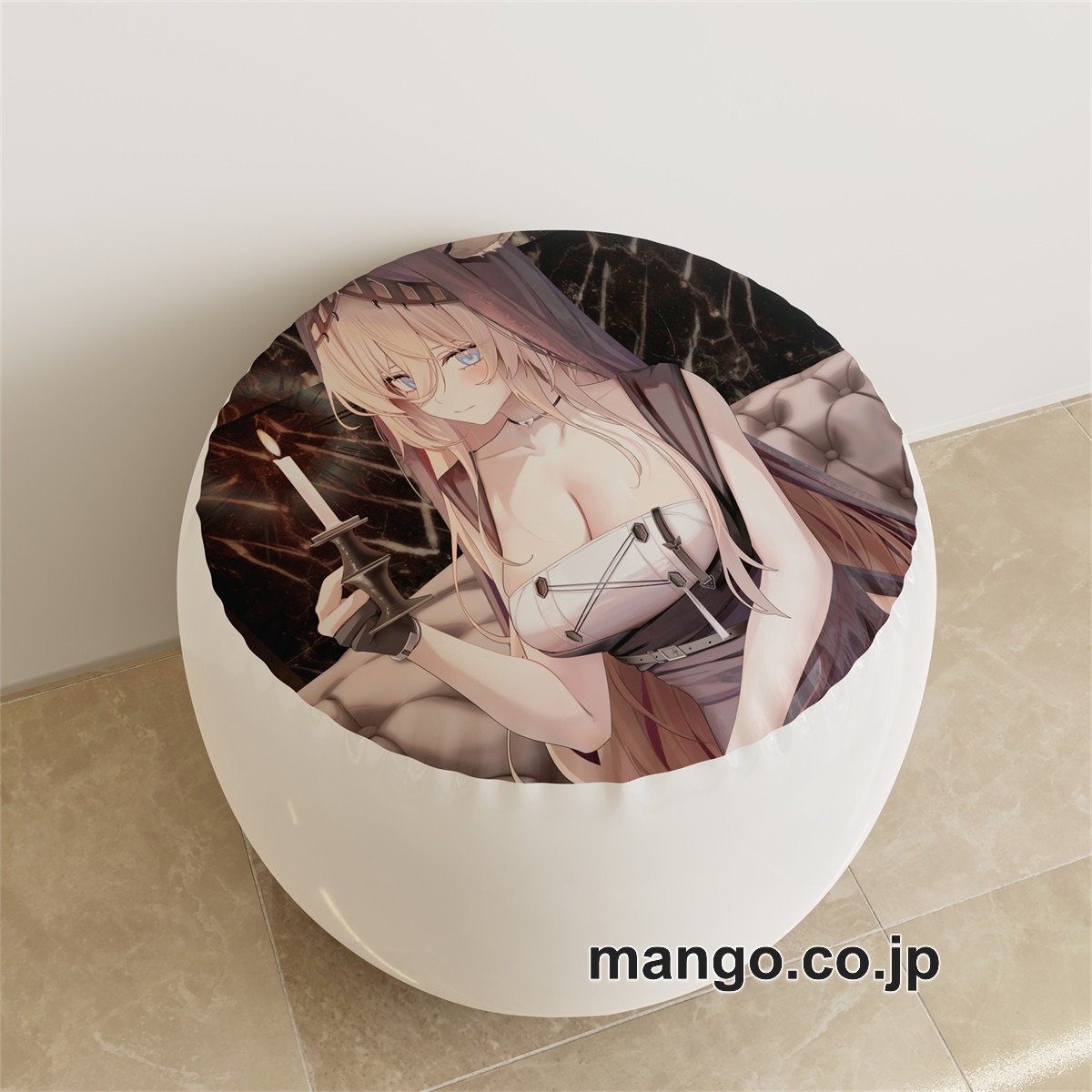 PVC ラウンドスツール【アークナイツ】ヴィヴィアナ アニメ キャラクターグッズ PVC製 ラウンドスツール コレクション用