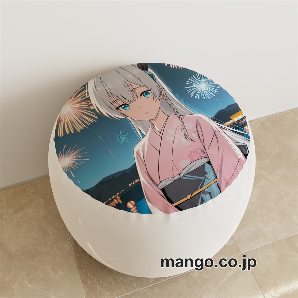PVC ラウンドスツール【片田舎のおっさん、剣聖になる】アリューシア・シトラス アニメ キャラクターグッズ PVC製 ラウンドスツール コレクション用 2