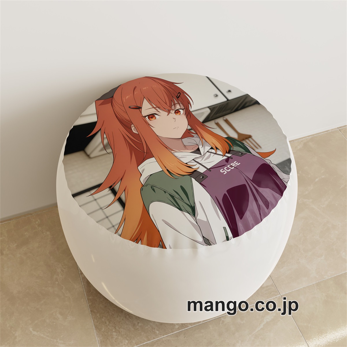 PVC ラウンドスツール【片田舎のおっさん、剣聖になる】スレナ・リサンデラ アニメ キャラクターグッズ PVC製 ラウンドスツール コレクション用 2
