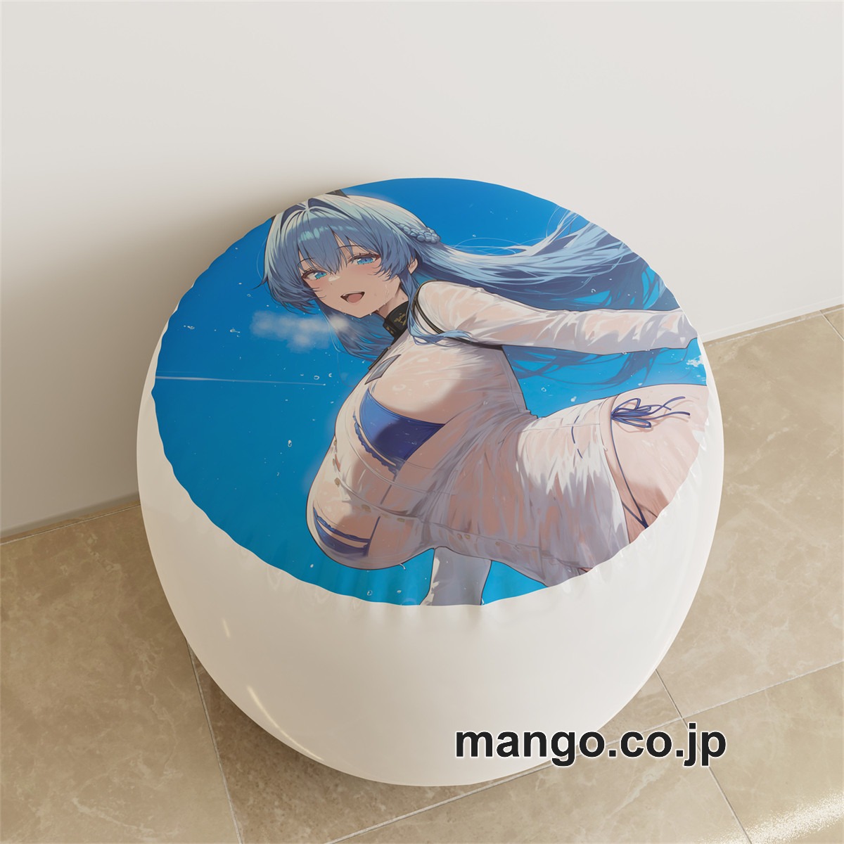 PVC ラウンドスツール【勝利の女神NIKKE】ヘルム アニメ キャラクターグッズ PVC製 ラウンドスツール コレクション用 2