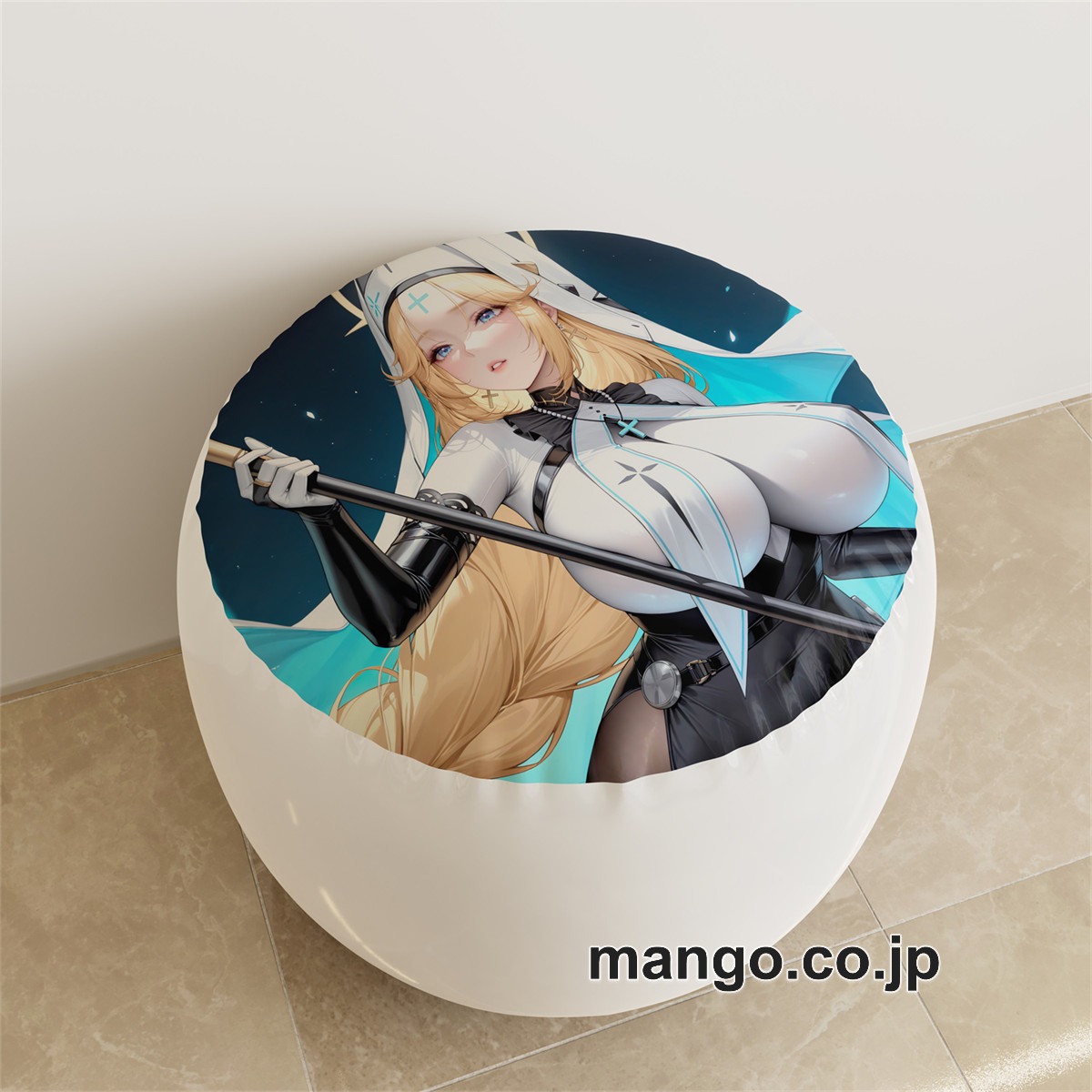 PVC ラウンドスツール【勝利の女神NIKKE】メイデン ラプンツェル アニメ キャラクターグッズ PVC製 ラウンドスツール コレクション用