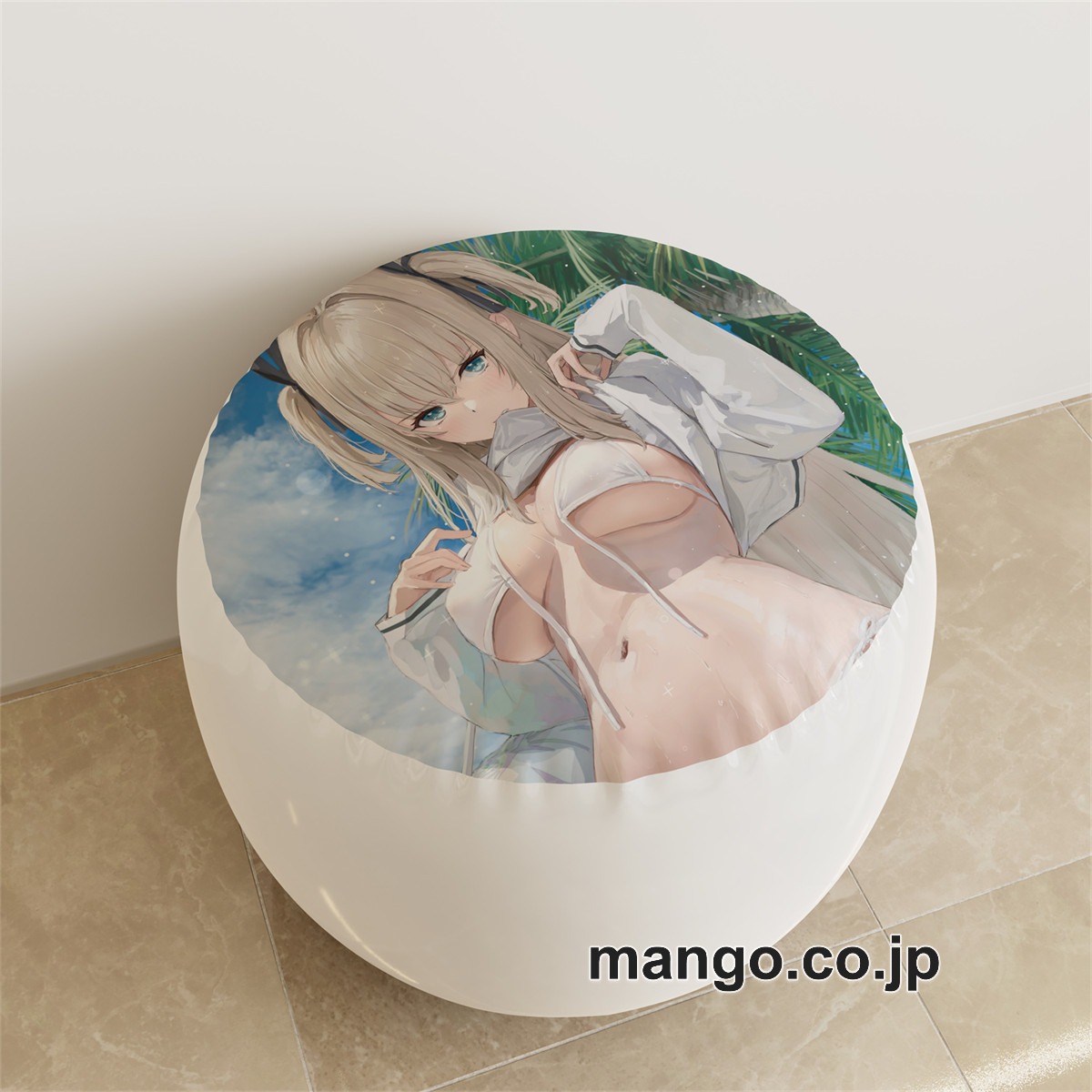 PVC ラウンドスツール【オリジナル】水着 アニメ キャラクターグッズ PVC製 ラウンドスツール コレクション用