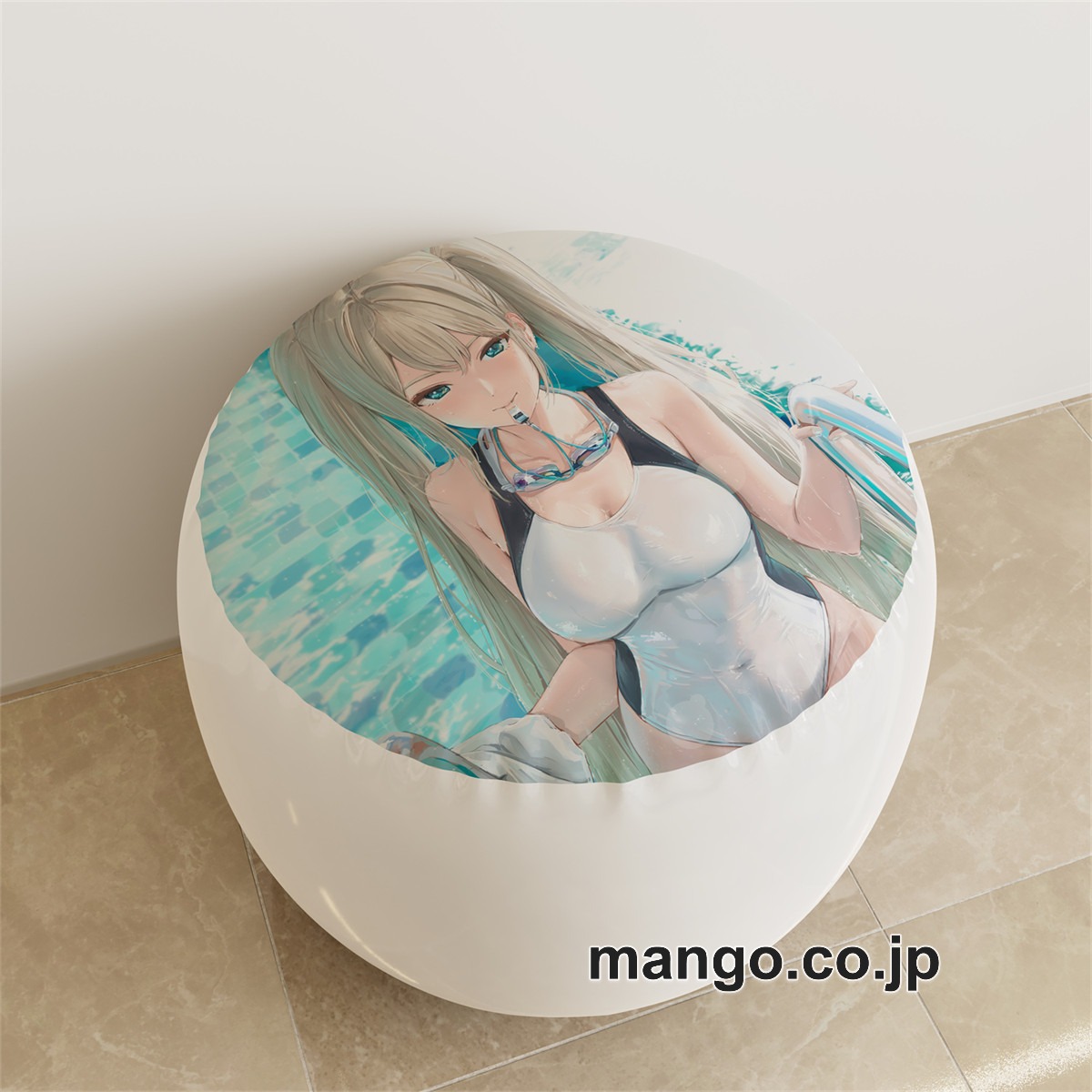 PVC ラウンドスツール【オリジナル】水着 アニメ キャラクターグッズ PVC製 ラウンドスツール コレクション用 2