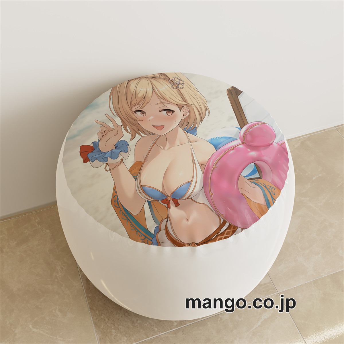 PVC ラウンドスツール【グランブルーファンタジー】ジータ アニメ キャラクターグッズ PVC製 ラウンドスツール コレクション用 2