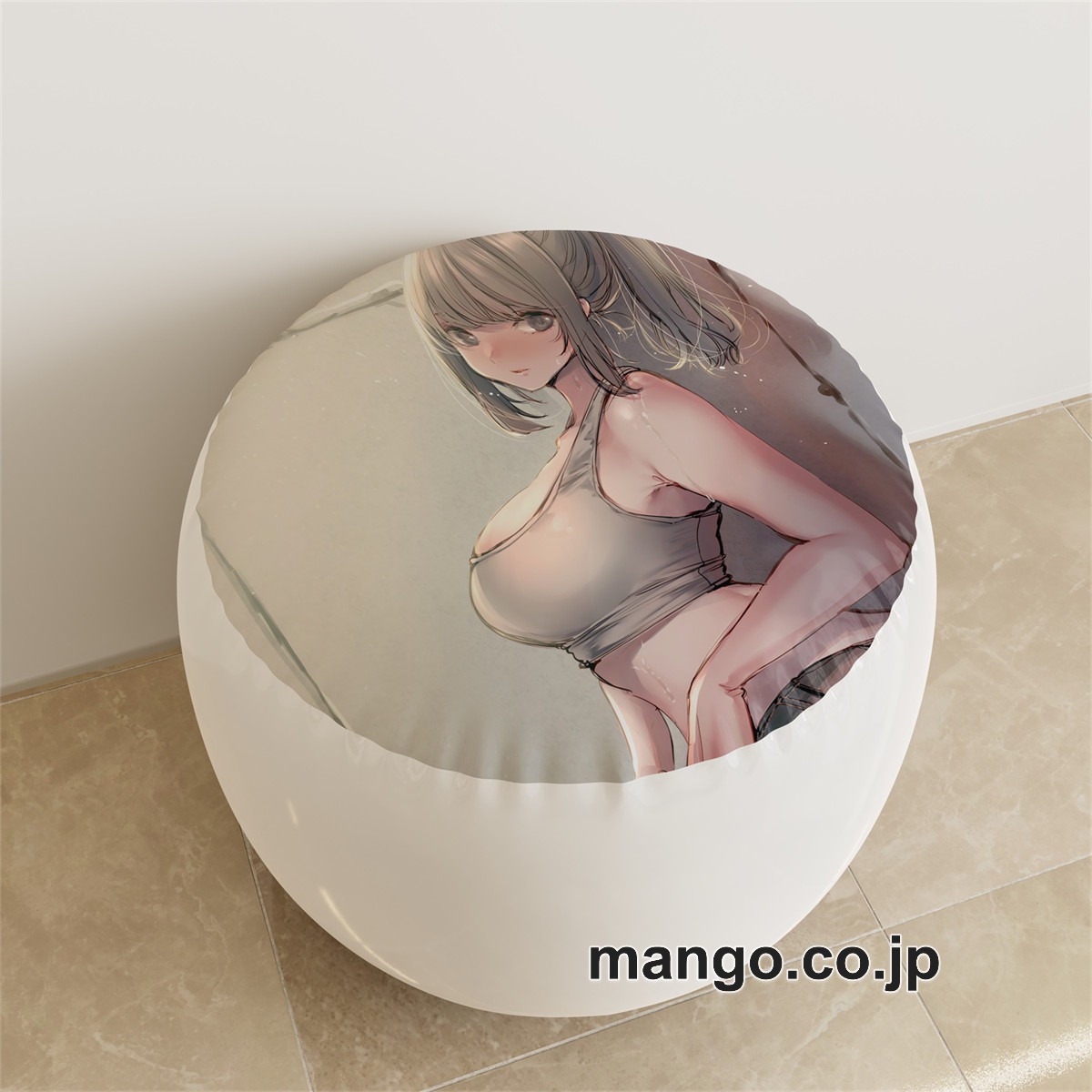 PVC ラウンドスツール【アズールレーン】お尻 ザラ アニメ キャラクターグッズ PVC製 ラウンドスツール コレクション用 2